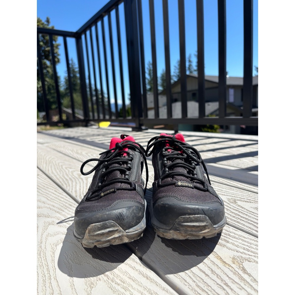 Adidas Terrex AX3 GTX Women's Size 8 Hiking Shoes Sneakers Black Pink Gore-Tex - Picture 5 of 10